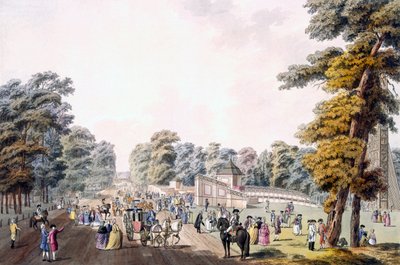 The Place of the Fireworks at Prater, Vienna, 1792 by Johann Ziegler